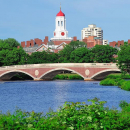 Harvard University campus in Boston